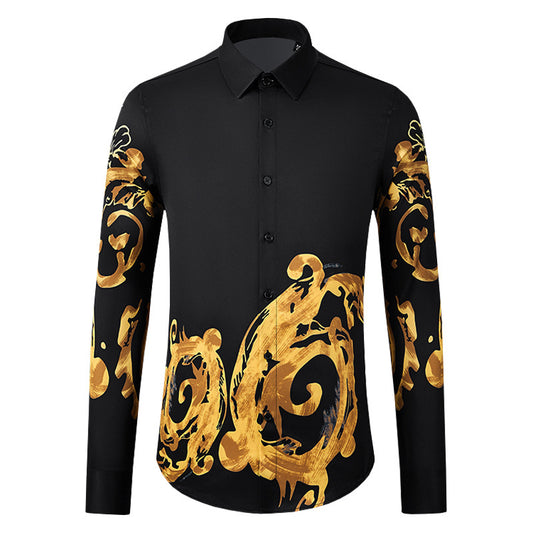 Business Casual Anti-wrinkle Non-ironing Slim-fit Long-sleeved Shirt