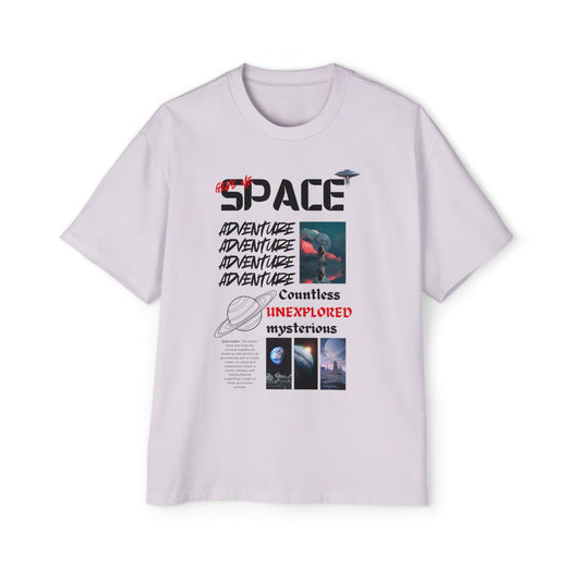 Cosmic Adventure Oversized Tee, Space-themed Shirt, Men's Graphic Tee, Casual Wear, Gift for Space Lovers