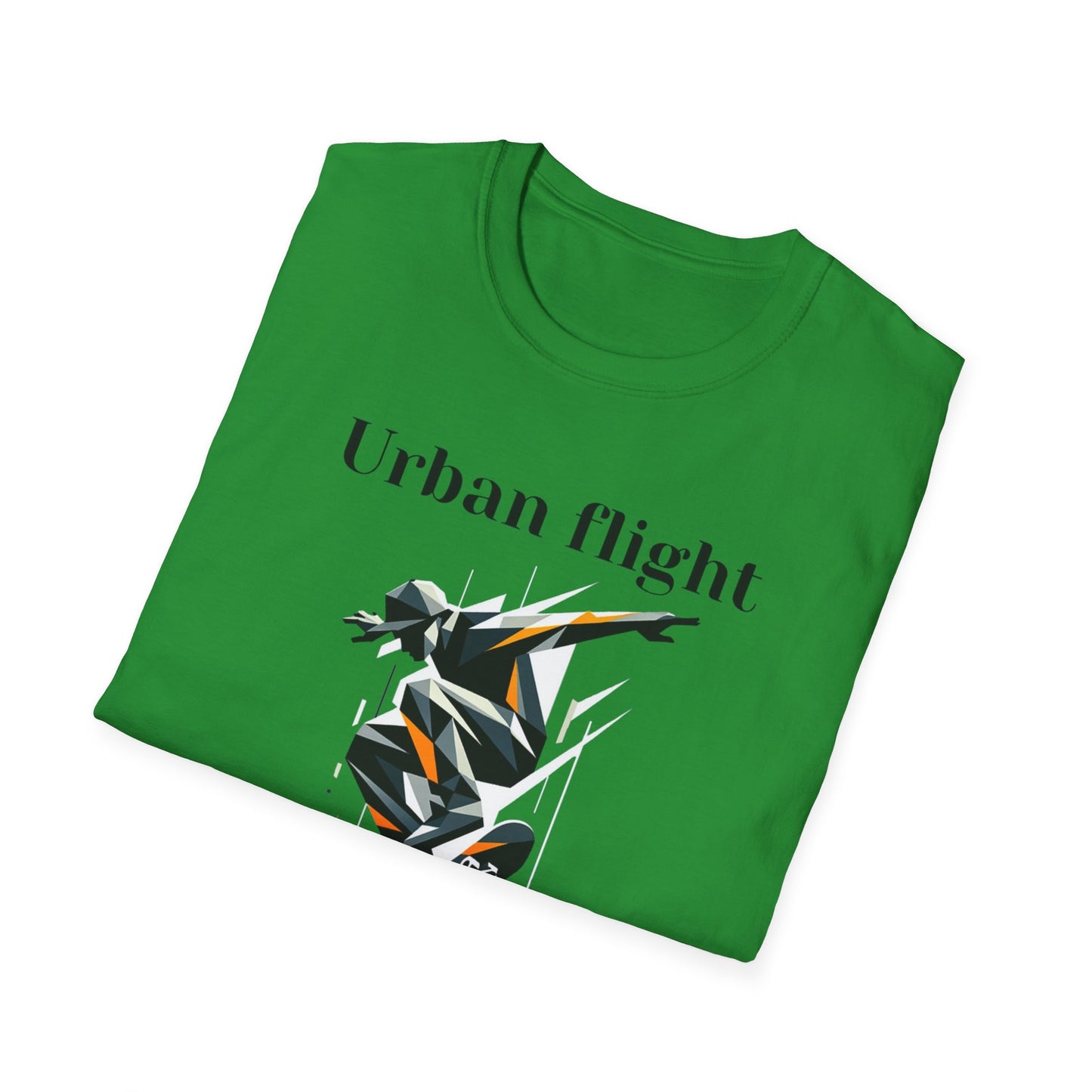 Urban Flight Skateboarding Unisex T-Shirt, Aesthetic Streetwear Tee, Graphic Shirt for Skaters, Casual Wear, Gift for Skate Lovers