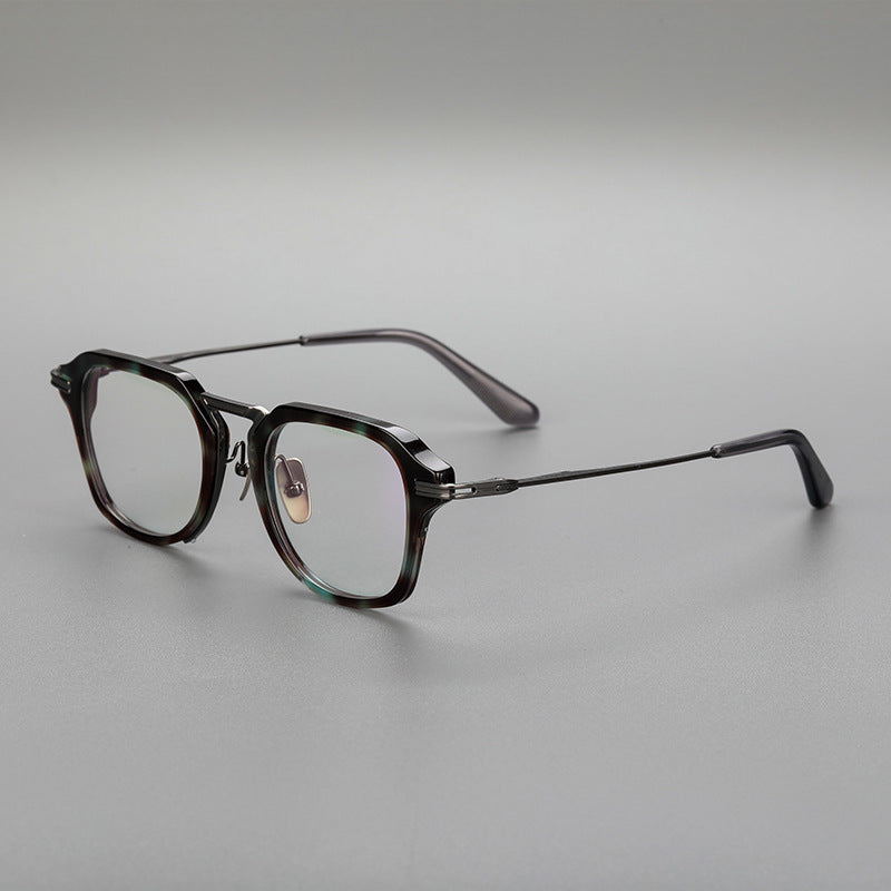 Pure Titanium Glasses Rim Retro Sheet Metal Eyeglass