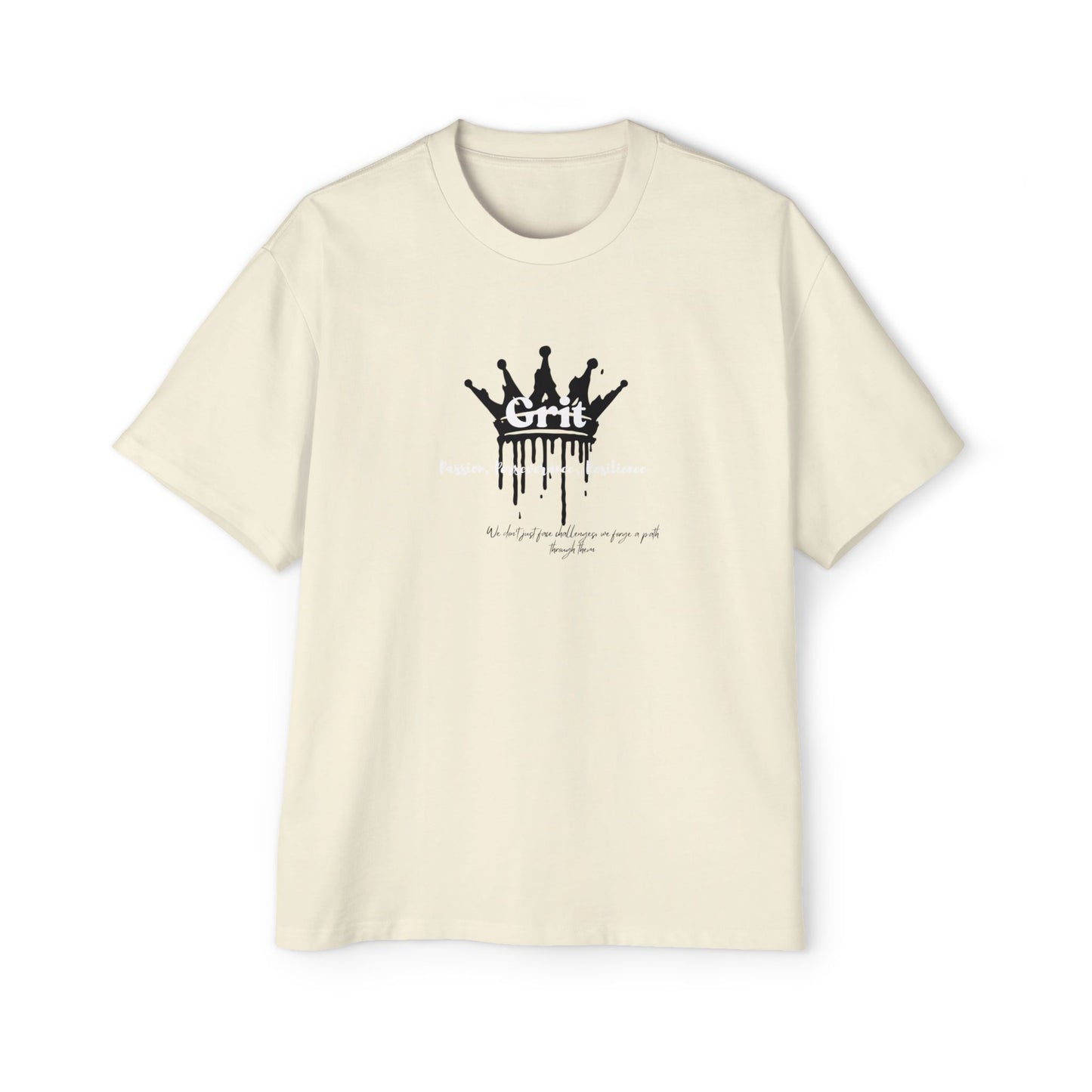 Men's Heavy Oversized Tee - 'A Girl' Graphic Shirt, Casual Streetwear, Unisex Fashion, Perfect Gift, Trendy Look