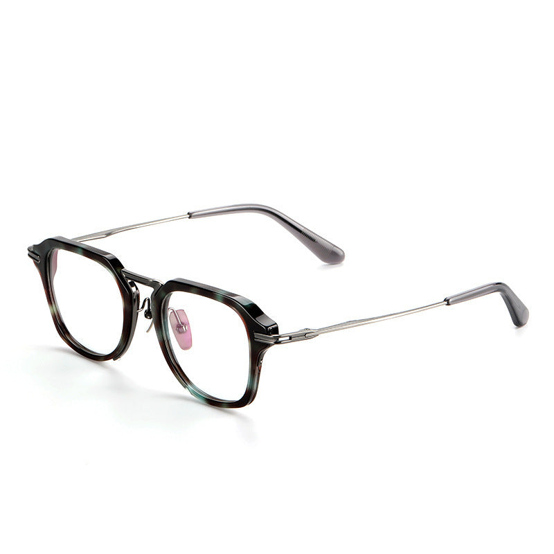 Pure Titanium Glasses Rim Retro Sheet Metal Eyeglass