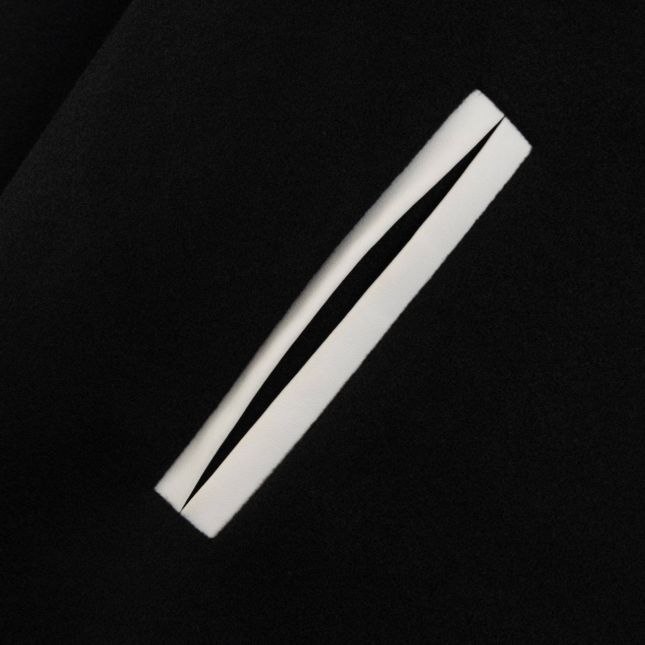 Splicing jacket woolen pilot jacket