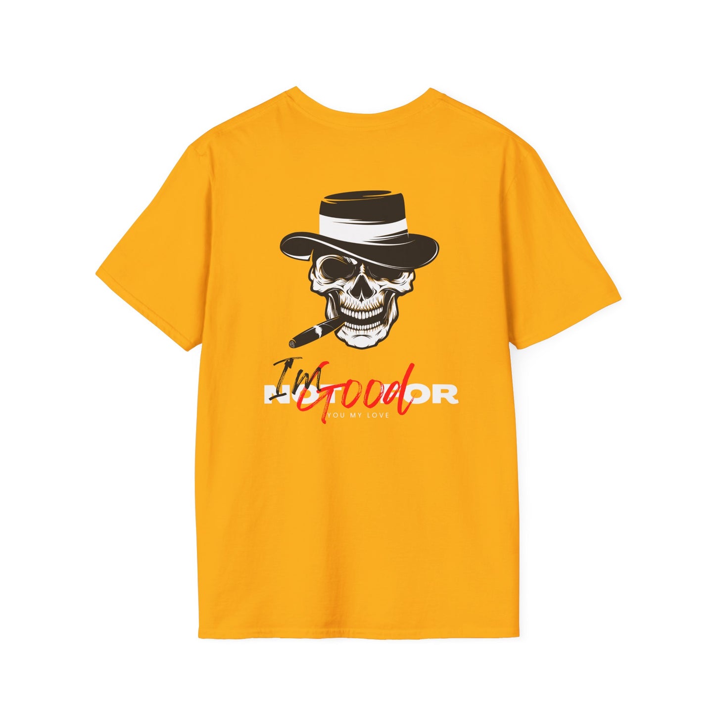 Skull Graphic Tee, Unisex Softstyle T-Shirt, Casual Wear, Halloween Gift, Edgy Fashion, Statement T-Shirt, Everyday Style