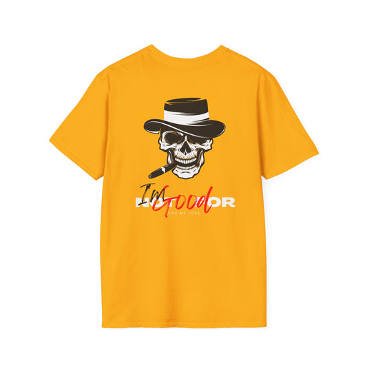 Skull Graphic Tee, Unisex Softstyle T-Shirt, Casual Wear, Halloween Gift, Edgy Fashion, Statement T-Shirt, Everyday Style