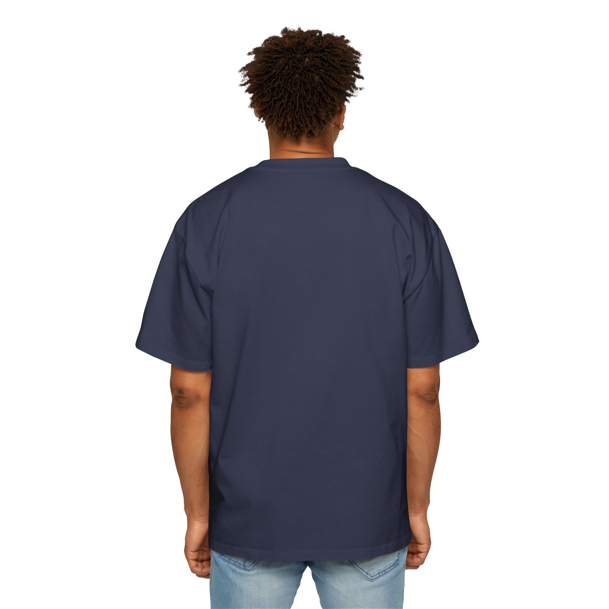 Men's Heavy Oversized Tee - 'A Girl' Graphic Shirt, Casual Streetwear, Unisex Fashion, Perfect Gift, Trendy Look