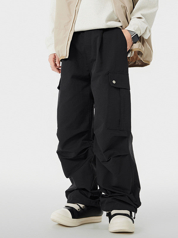 Fashion Personality American Functional Overalls Men's Pants